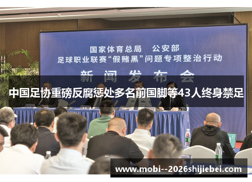 中国足协重磅反腐惩处多名前国脚等43人终身禁足